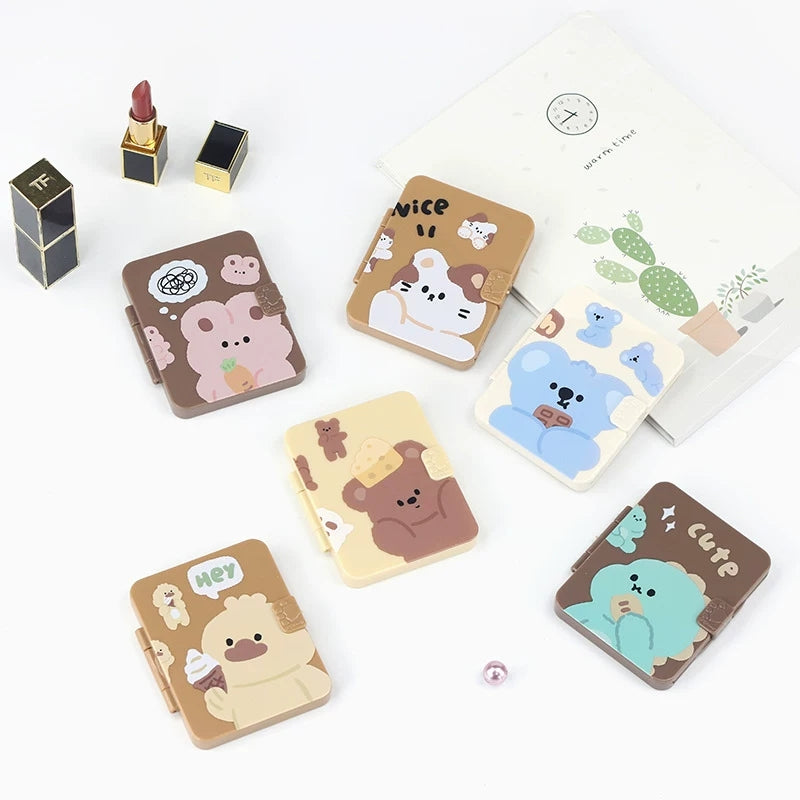 Pocket Mirror With Comb & Picture Section ( 1pc )