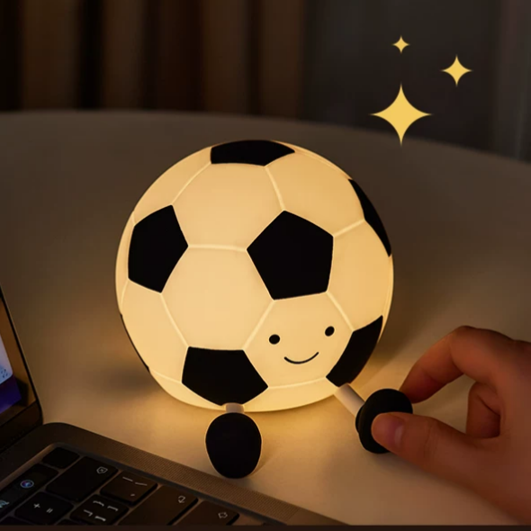 Football Silicone Lamp Rechargeable ( 1pc )