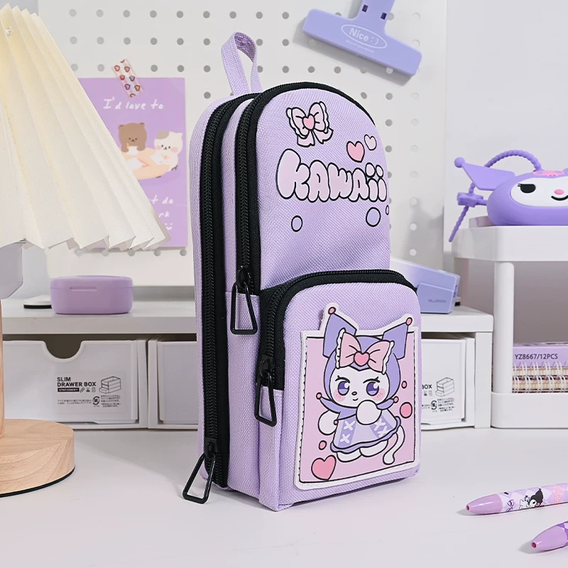 Sanrio Double Layer Multipurpose Pencil Stationery Pouch ( 1pc )