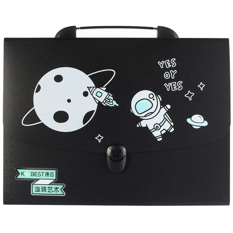 Space File / Document Folder With Handle & Push Lock A4 ( 1 pc )