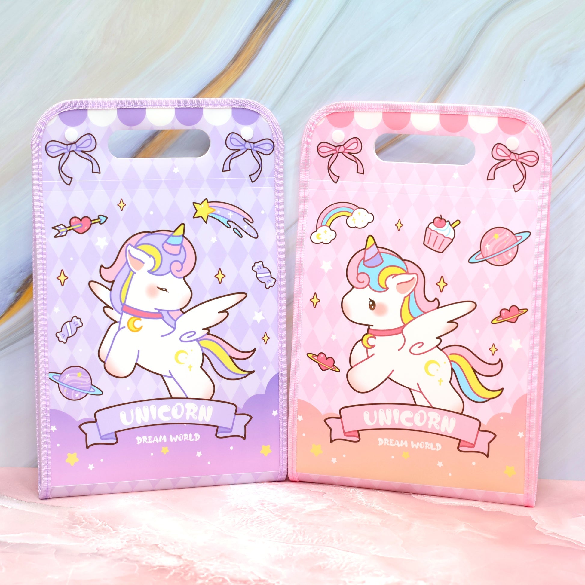 Unicorn File Folder A4 With 12 Layers ( 1pcs )