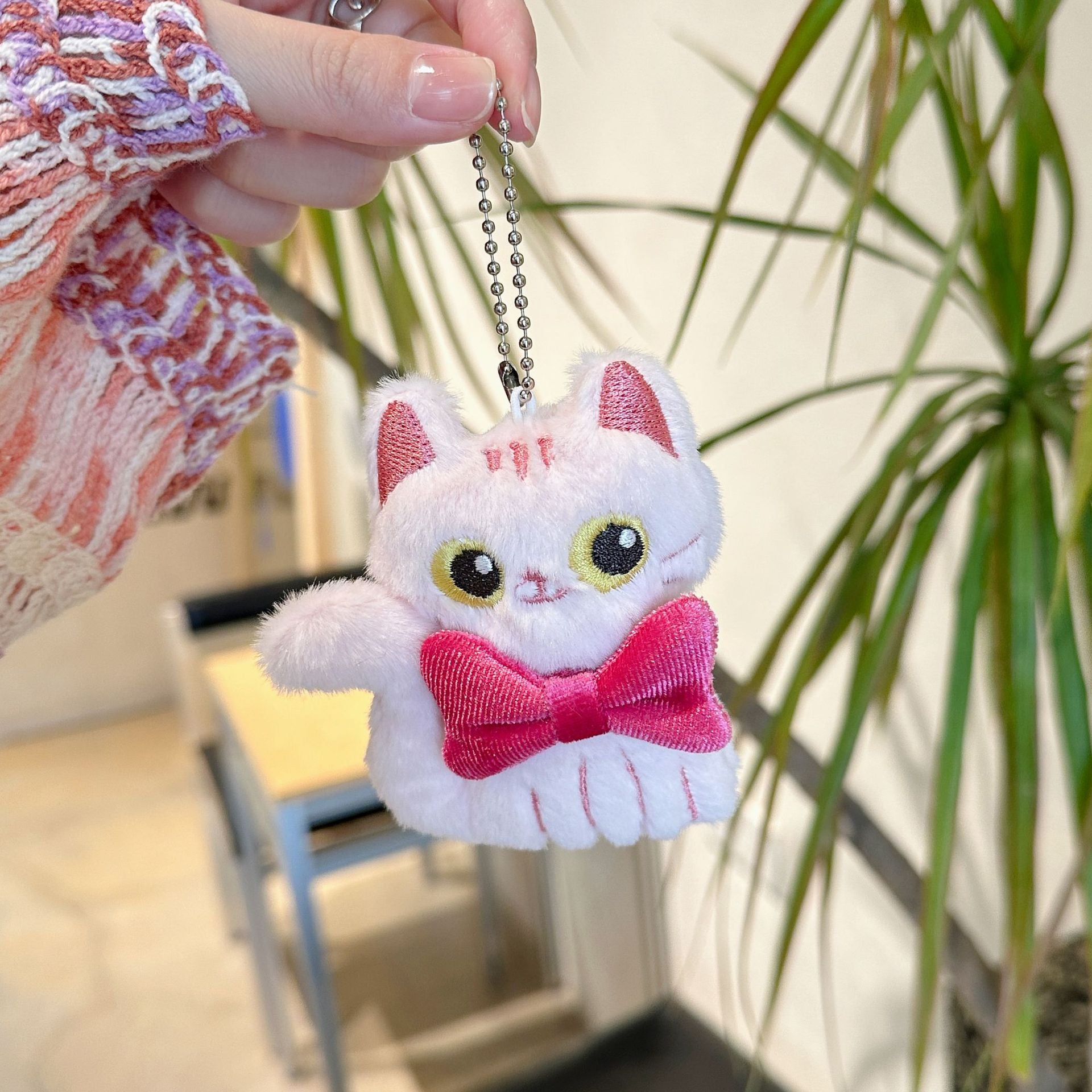 Princess Cat Plush Keychain ( 1pc )