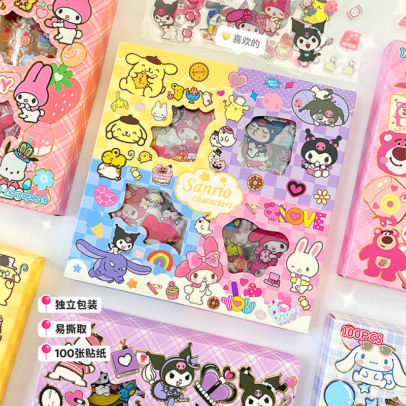 Sanrio Decorative Sticker Set ( 100 sheets )