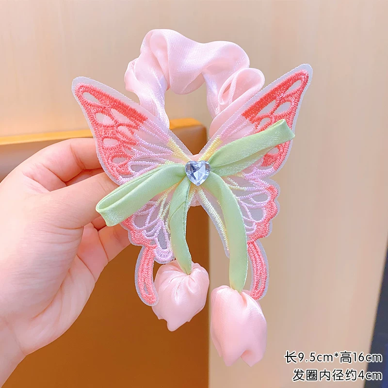 Butterfly Tulip Hair Scrunchie ( 1pc )
