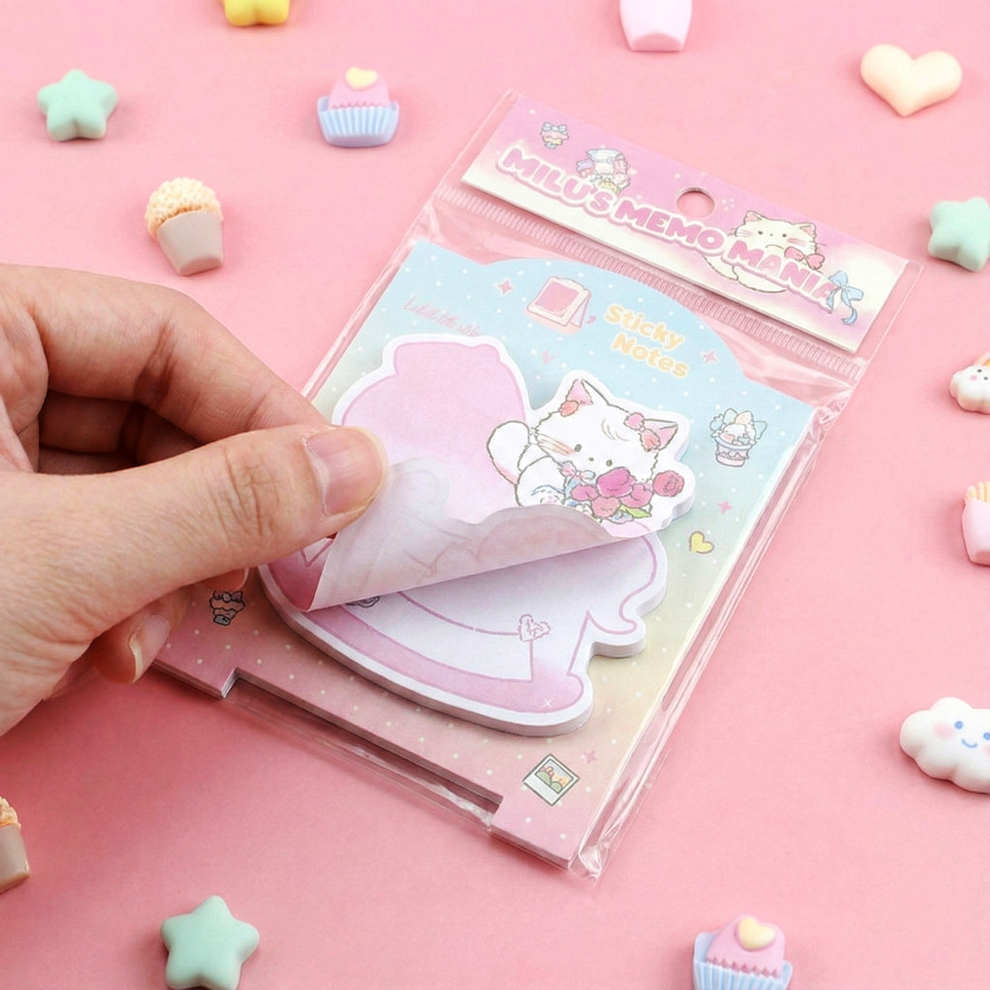 Milu Cat Sticky Notes ( 1pc )