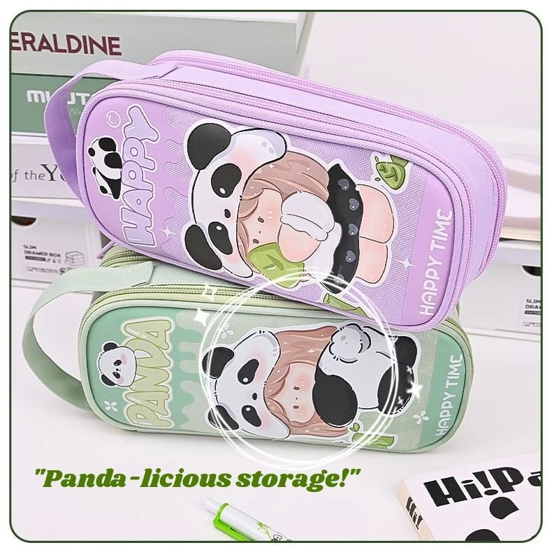 Happy Time Panda Multipurpose Stationery Pouch ( 1pc )