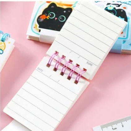 Kitty Dream Mini Spiral Notebook Diary ( 1pc )