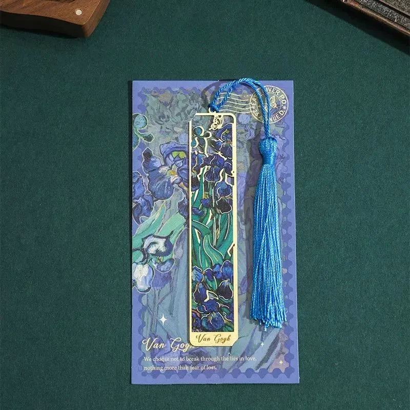 Van Gogh Metal Bookmark With Tassel ( 1pc )