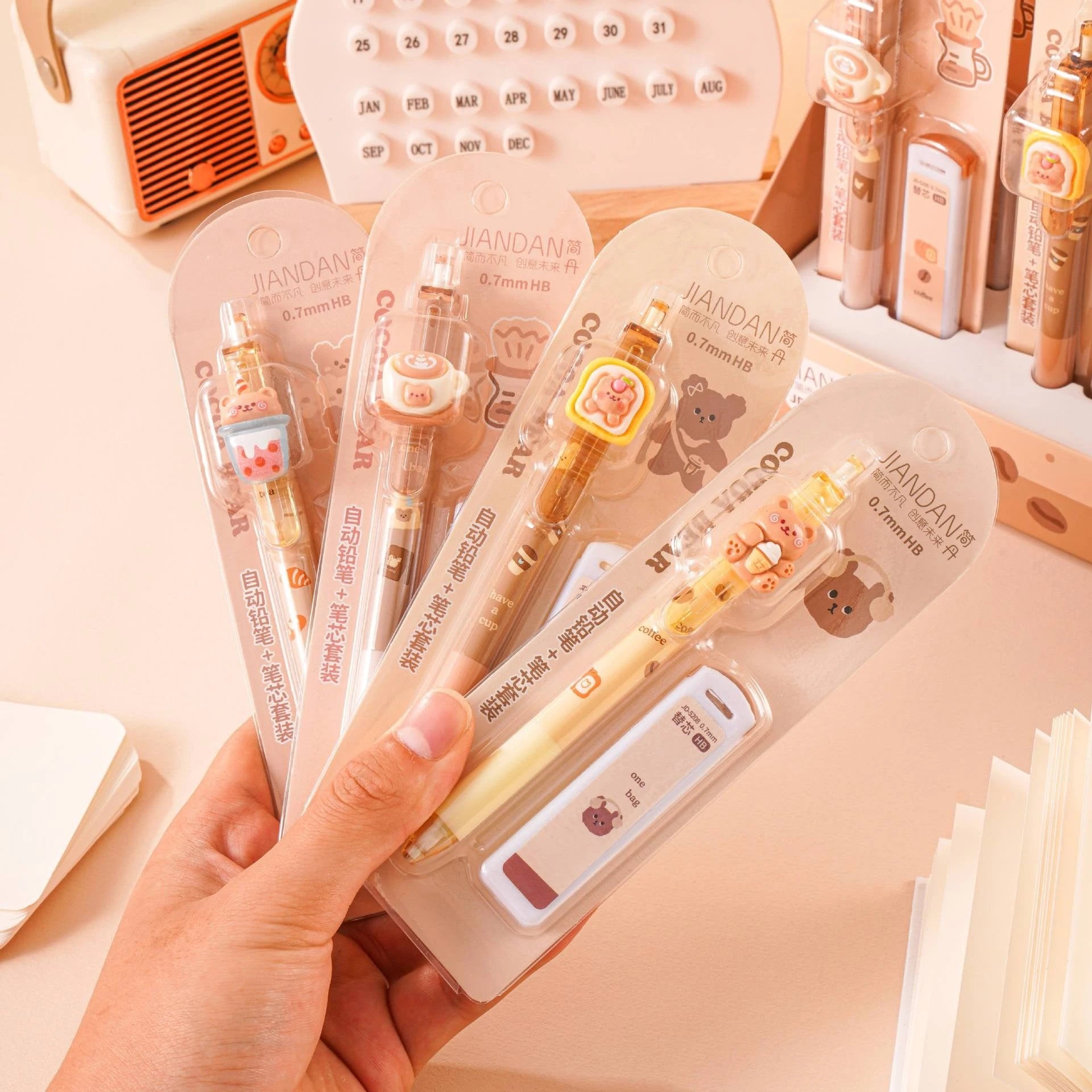 Cocoa Bear Mechanical Pencil With Refill 0.7mm ( 1pc )