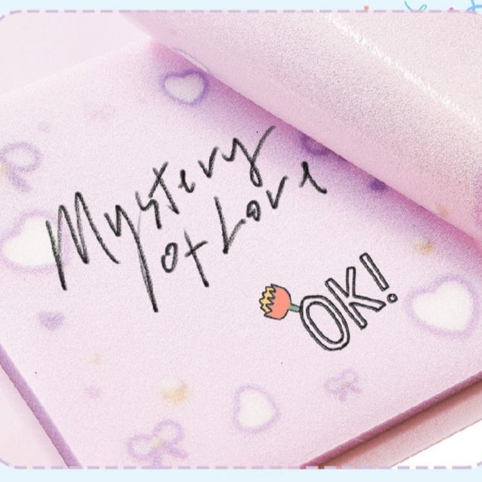 Starburst Bow Shimmer Sticky Notes ( 1pc )