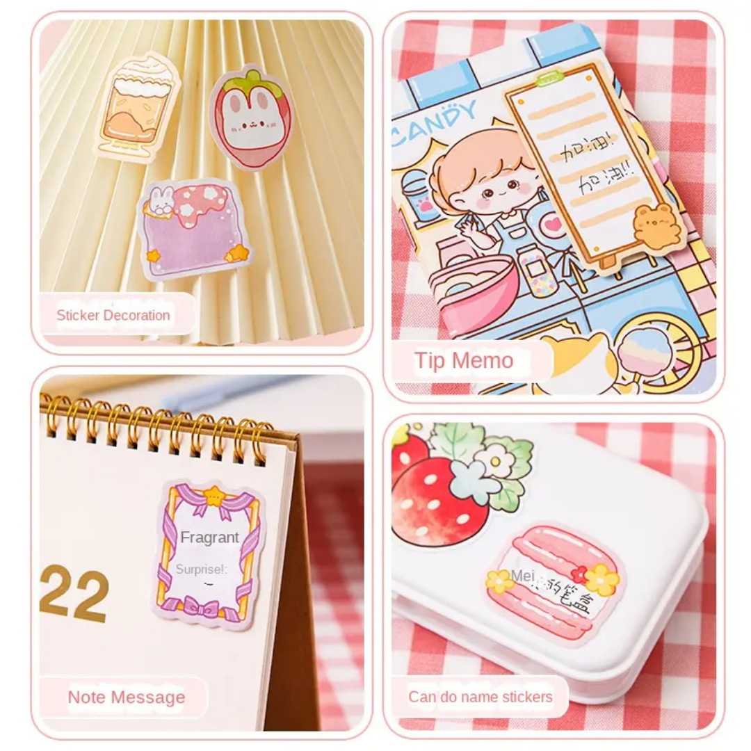 Chibi Charm Kawaii Sticky Notes ( 1pc )