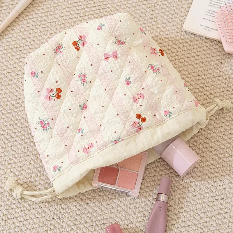 Pinteresty Drawstring Makeup Cosmetic Multipurpose Pouch Bag ( 1pc )