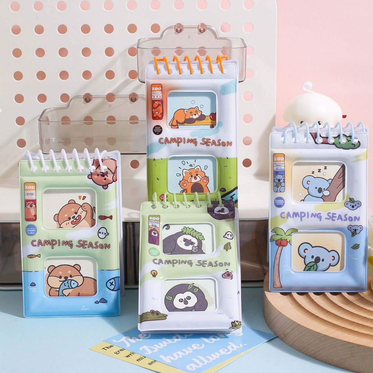 Camping Season Spiral Notepad Diary ( 1pc )