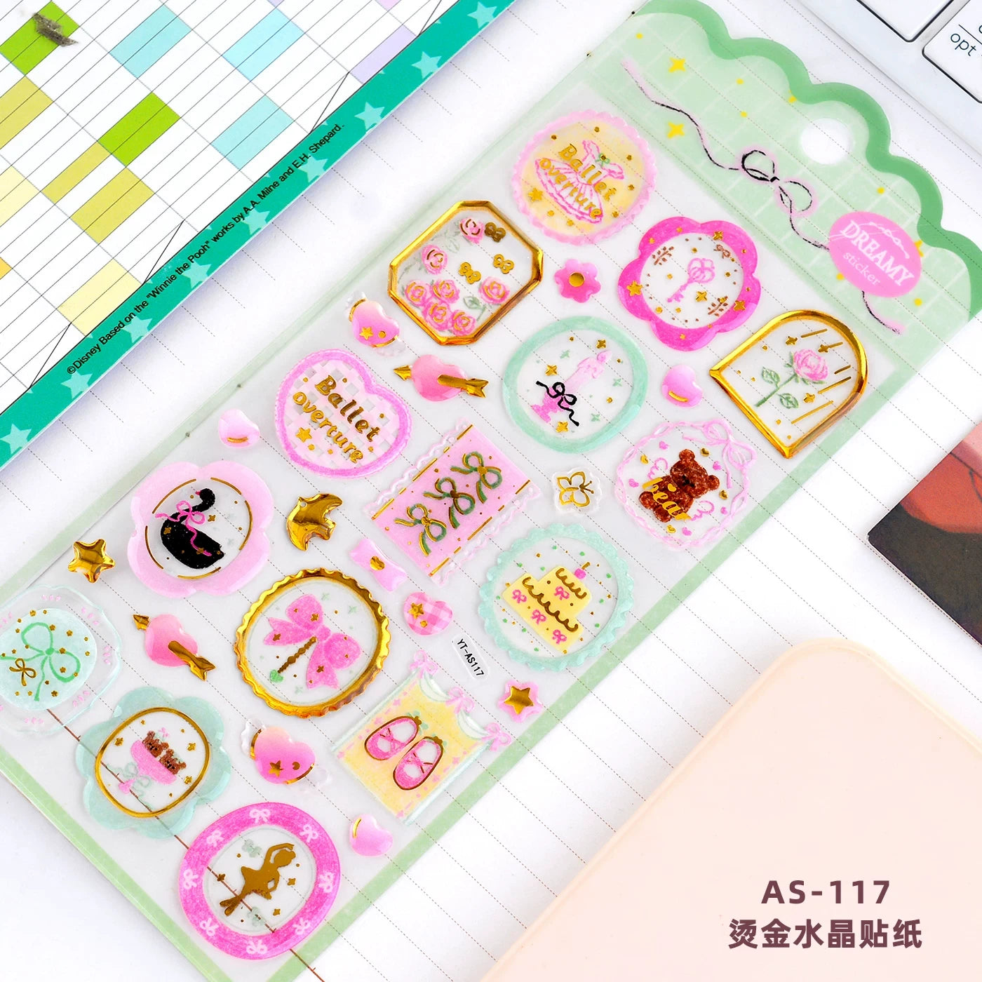 Dreamy Wax Seal Stickers Sheet Self Adhesive ( 1pc )