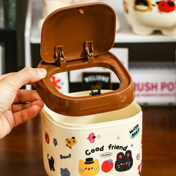 Kawaii Dustbin Trash Can ( 1pc )