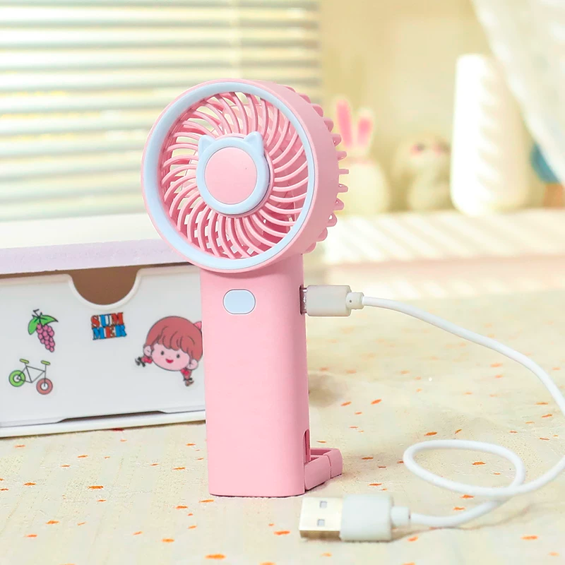 Pastel Three Speed Rechargable Fan ( 1pc )