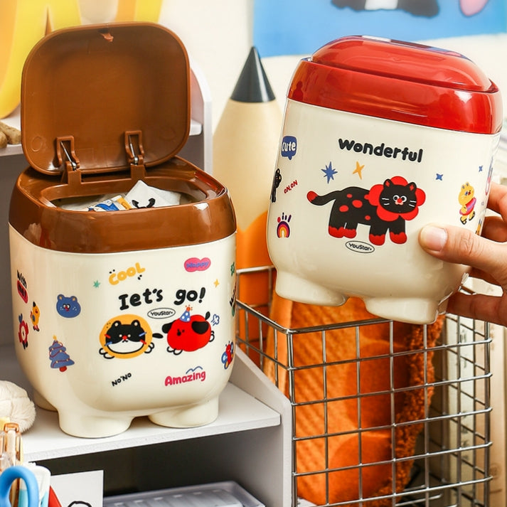 Kawaii Dustbin Trash Can ( 1pc )