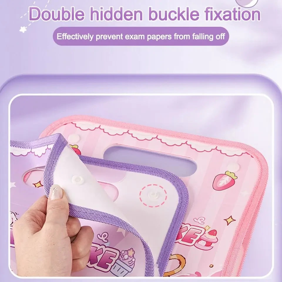Cake Kawaii File Folder with Button Lock and Handle 12 Layers ( 1pc )