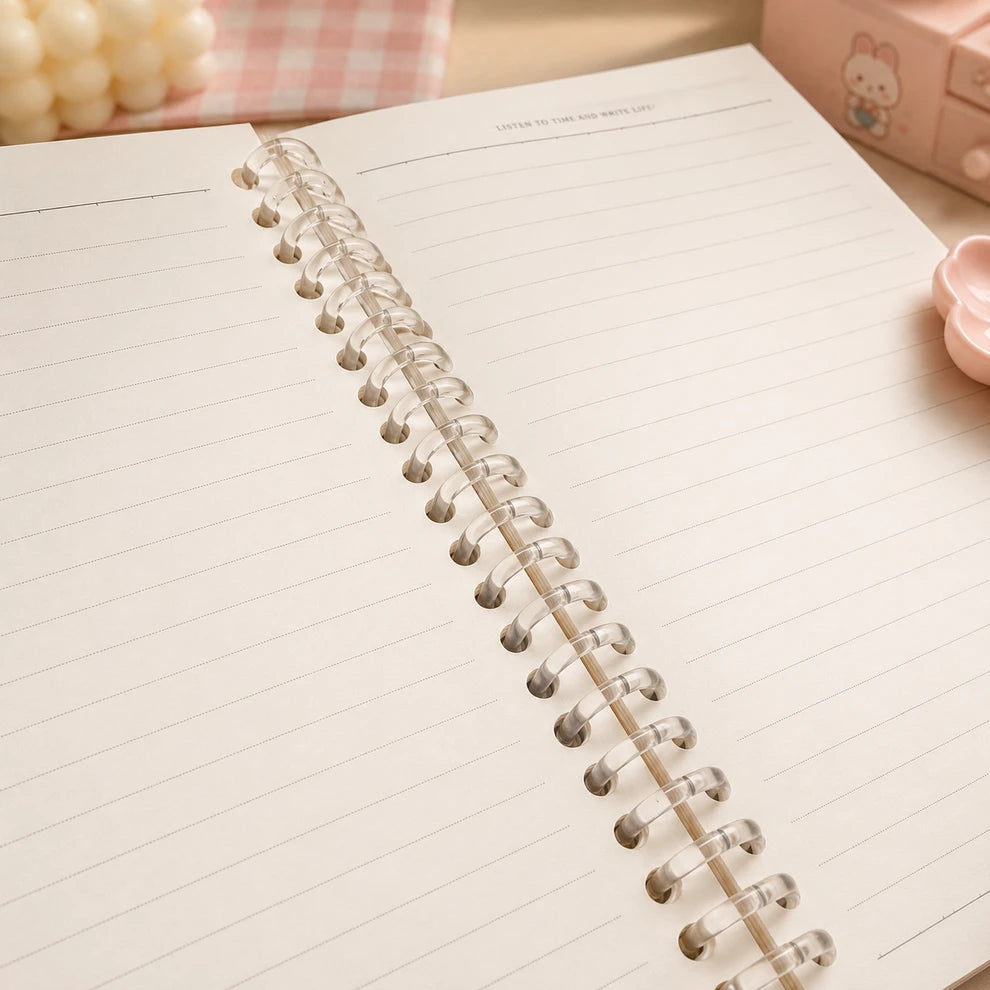 Weekend Time Binder Loose Leaf Spiral Notebook Diary ( 1pc )