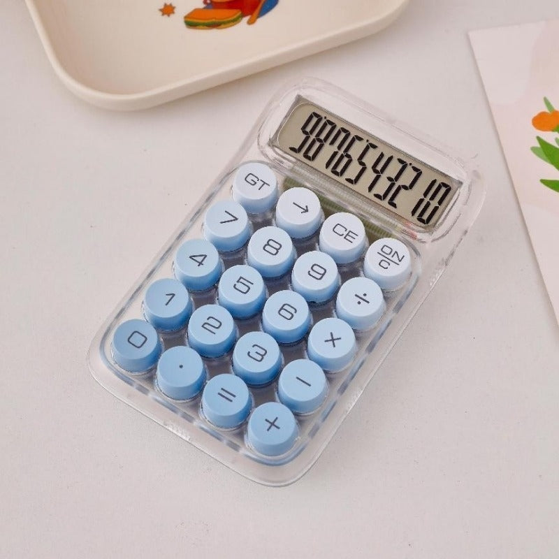 Semi Transparent Mechanical Calculator ( 1pc )