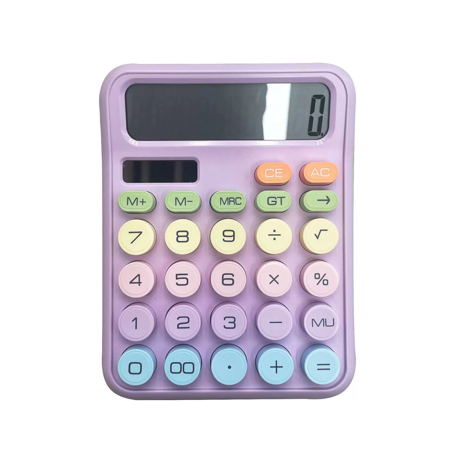 Pastel Calculator Solar / Battery Operated ( 1pc )