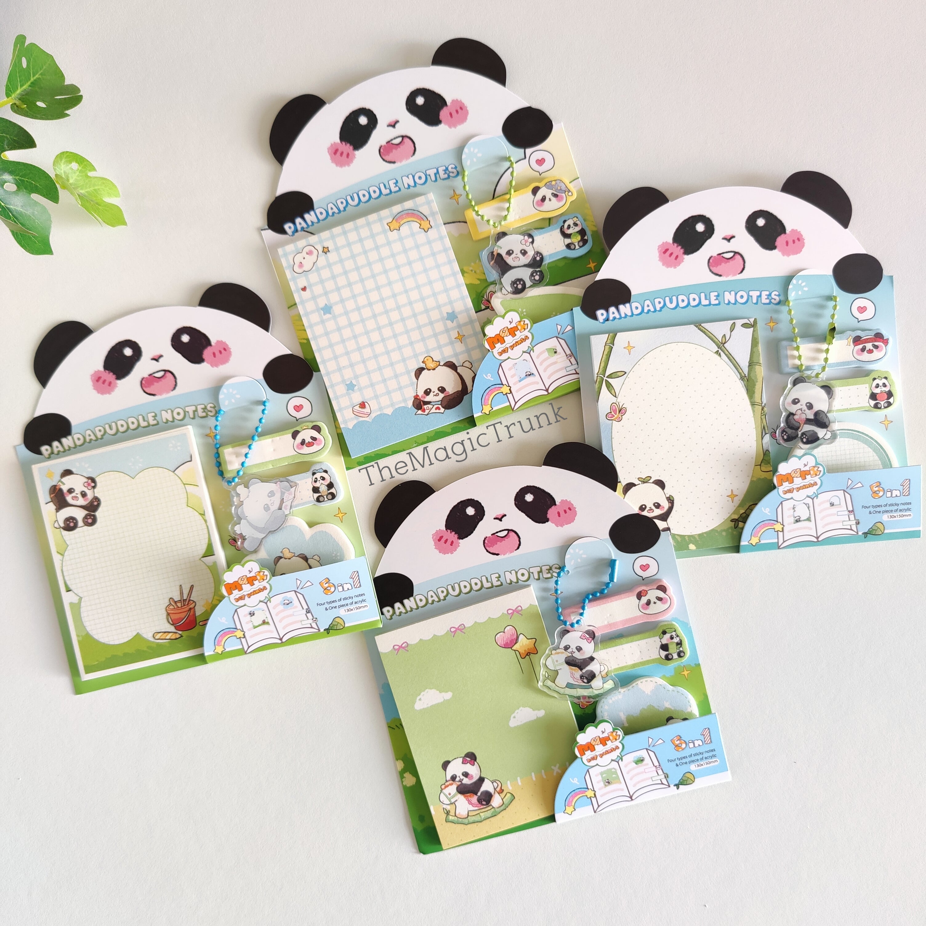 Panda Puddle Sticky Notes ( 1pc ) – The Magic Trunk