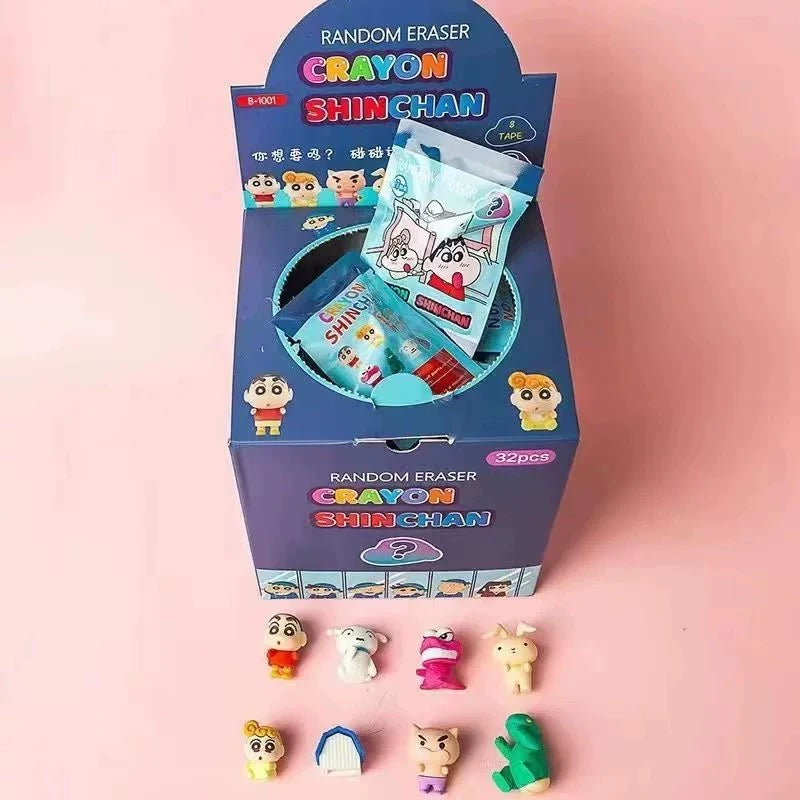 Shinchan 3D Mystery Surprise Erasers ( 1 pack )