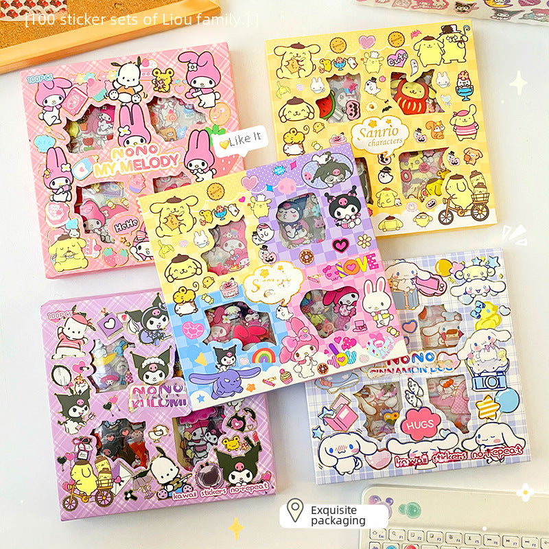 Sanrio Decorative Sticker Set ( 100 sheets )
