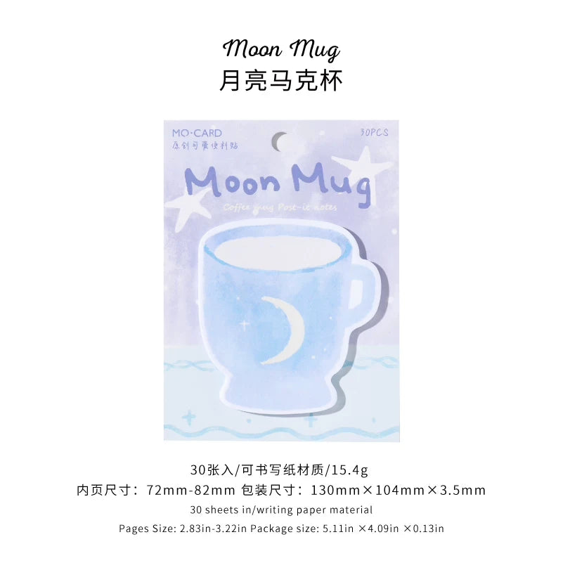 Cup Collector Adorable Sticky Notes ( 1pc )