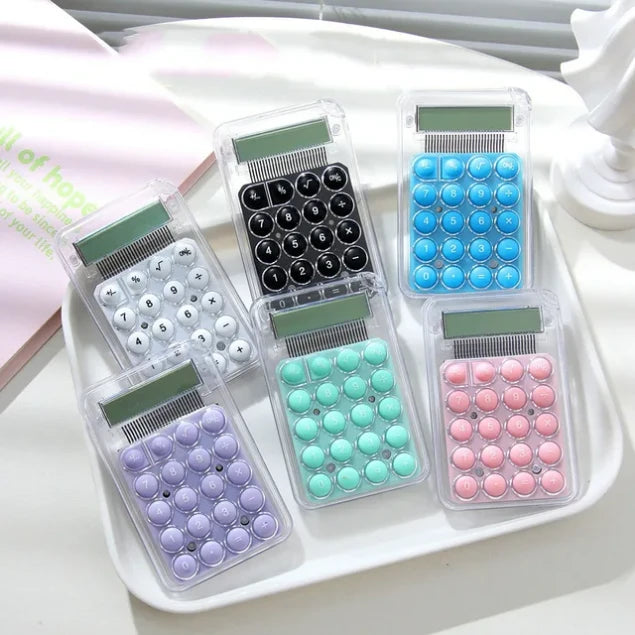 Transparent Mini Calculator ( 1pc )