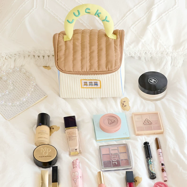 Pinteresty Hut Style Cosmetic Vanity Pouch ( 1pc )