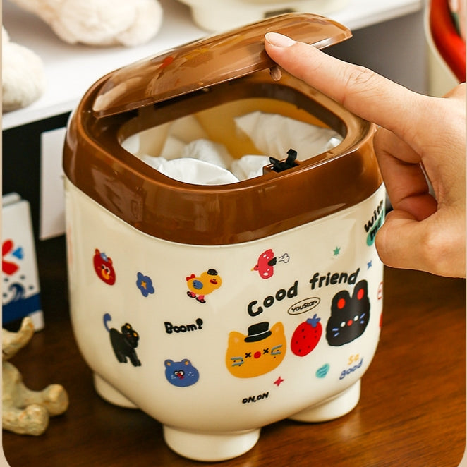 Kawaii Dustbin Trash Can ( 1pc )