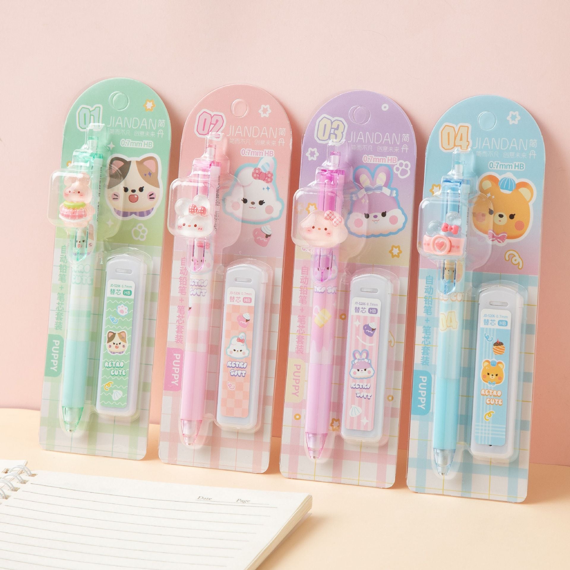 Bunny Kawaii Mechanical Pencil With Refill 0.5mm ( 1pc )