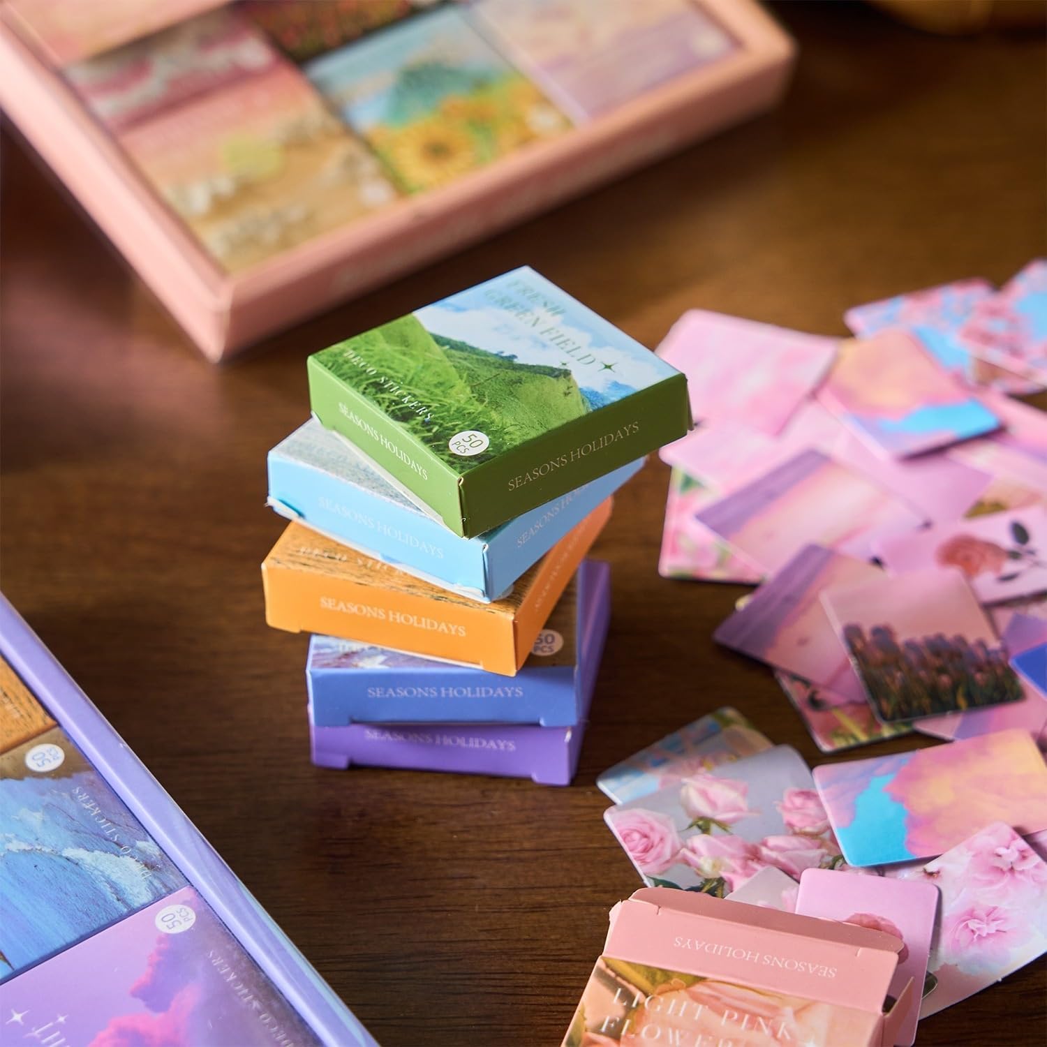 Time Notes Series Journaling Scrapbooking Self Adhesive Stickers ( 300pcs )