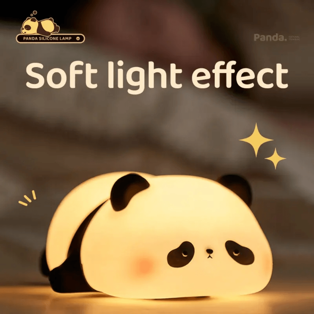 Panda Sleeping Silicon Lamp Rechargeable ( 1pc )