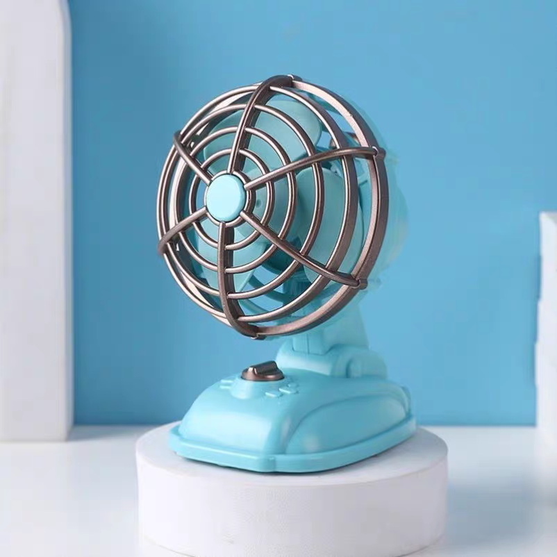 Retro Table Dual Speed Mini Fan ( 1pc )