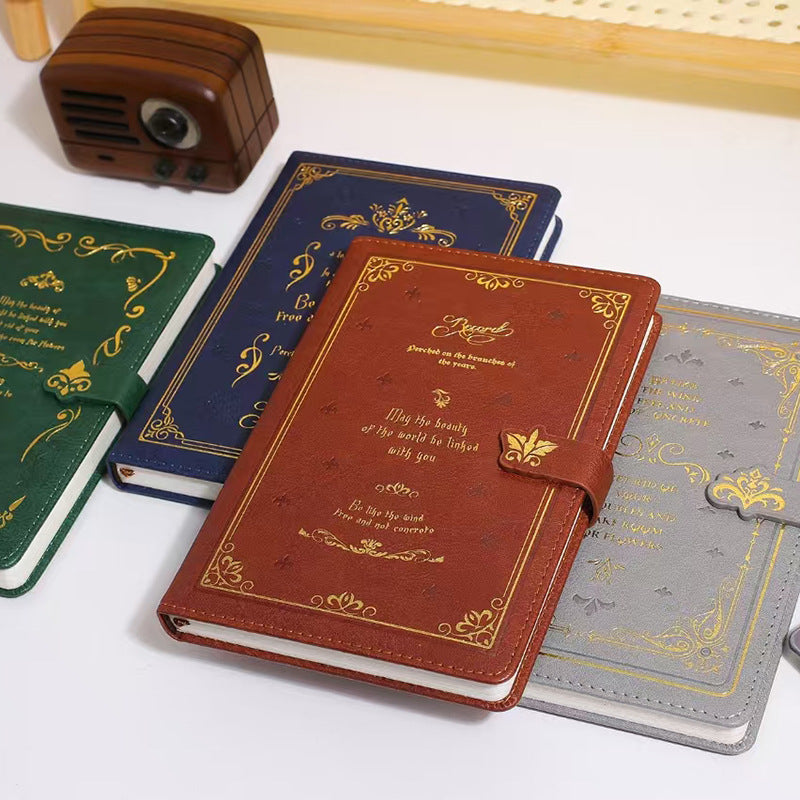 Vintage Quoted Leather Notebook Diary (1pc )