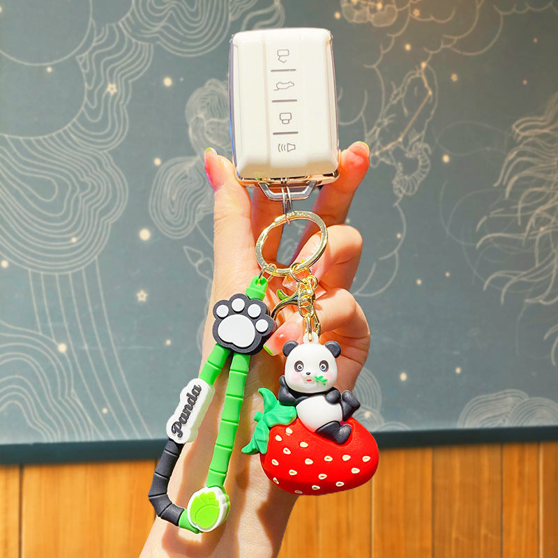 Panda Fruit Keychain ( 1pc )