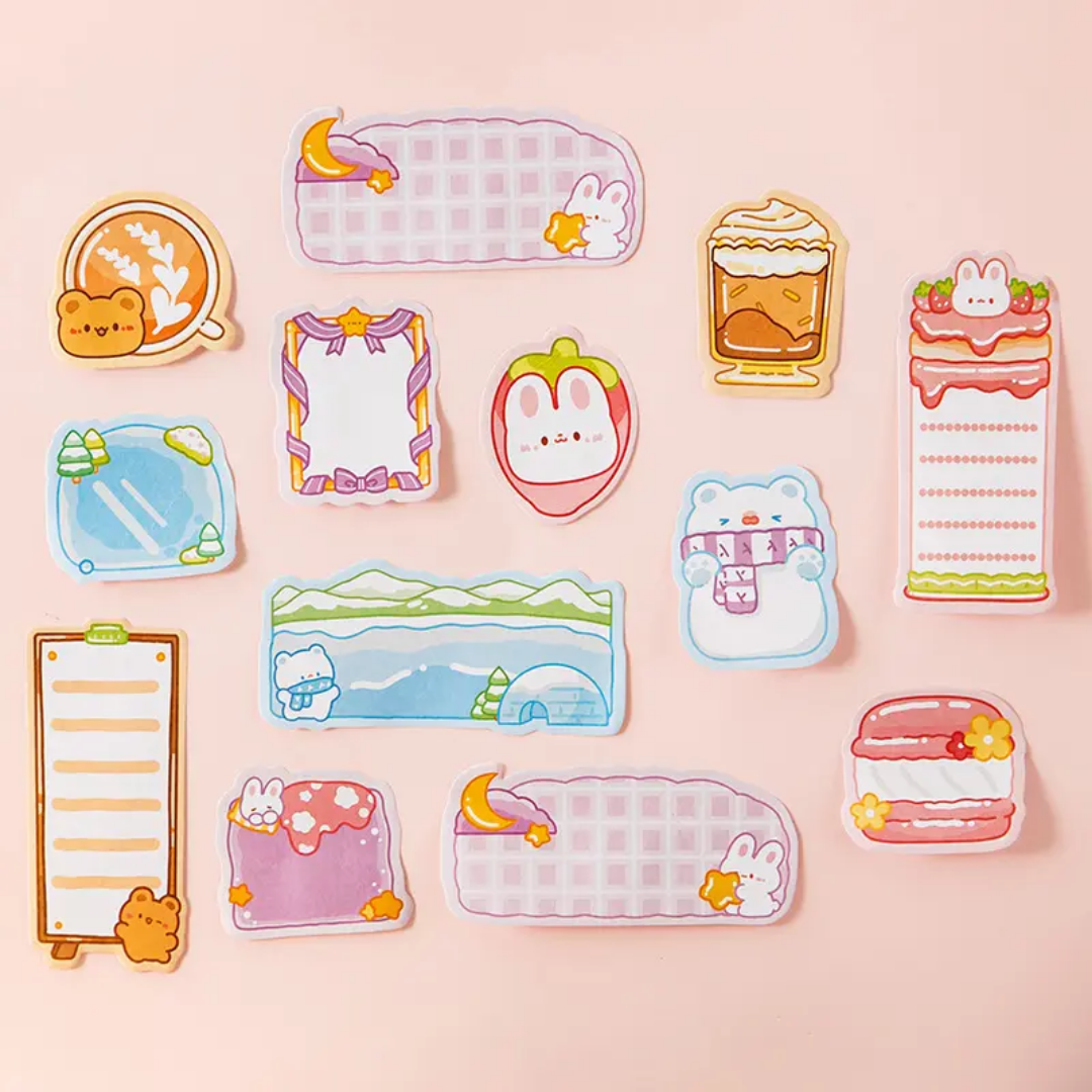 Chibi Charm Kawaii Sticky Notes ( 1pc )