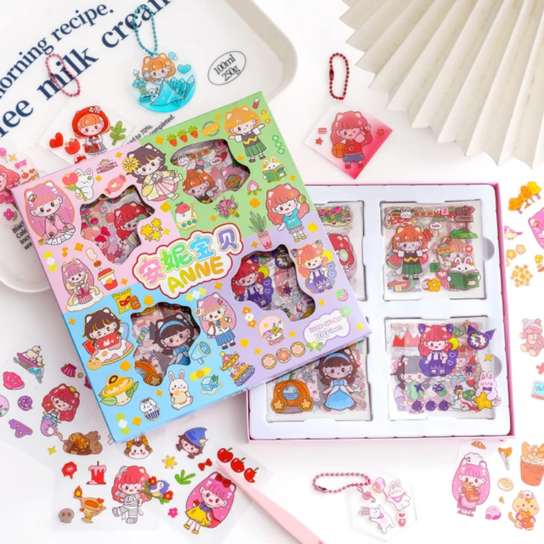 Kawaii Sticker Set ( 100 sheets )