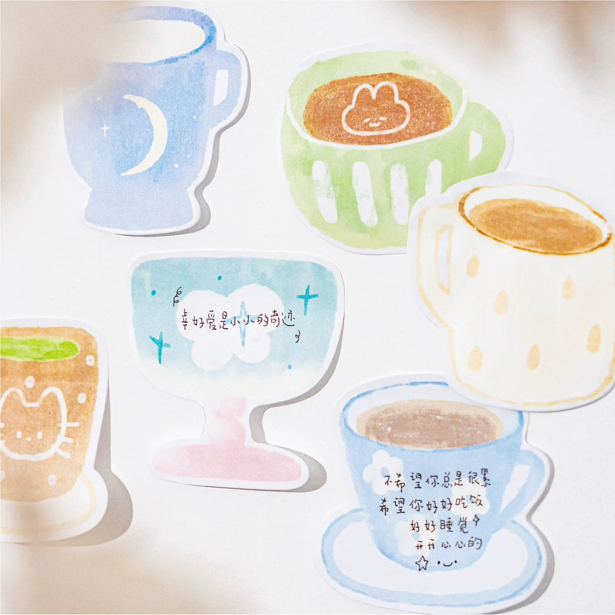 Cup Collector Adorable Sticky Notes ( 1pc )