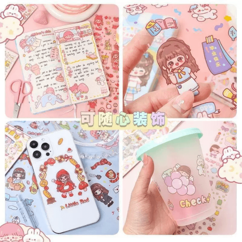 Kawaii Scrapbooking Sticker Sheet ( 20Sheets )