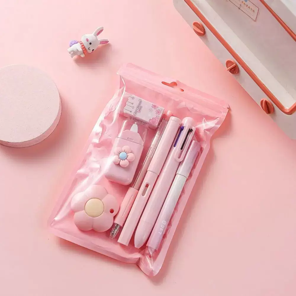 Aesthetic Kawaii Stationery Set 7 in 1 ( 7pcs )