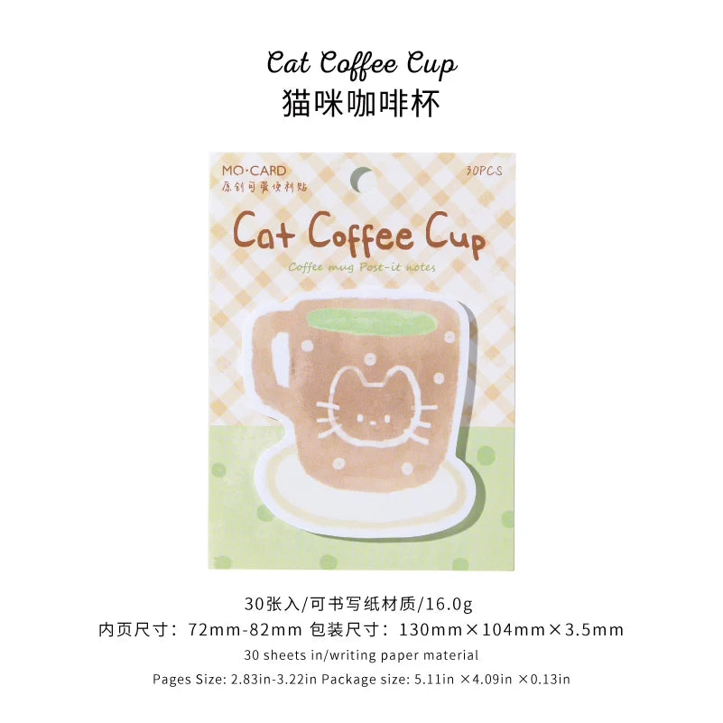 Cup Collector Adorable Sticky Notes ( 1pc )