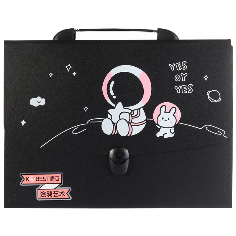 Space File / Document Folder With Handle & Push Lock A4 ( 1 pc )