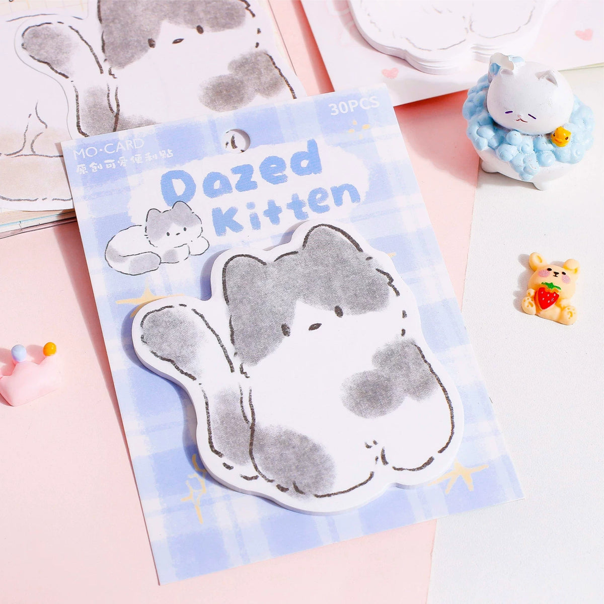 Adorable Cute Kitten Sticky Notes ( 1pc )