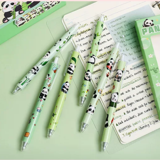 Panda Gel Pen Set ( 6pcs )