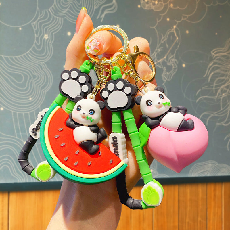 Panda Fruit Keychain ( 1pc )