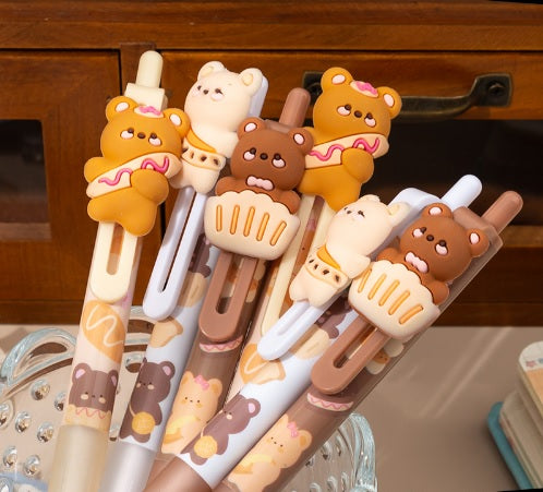 Kawaii Bear Gel Pen ( 2pc )