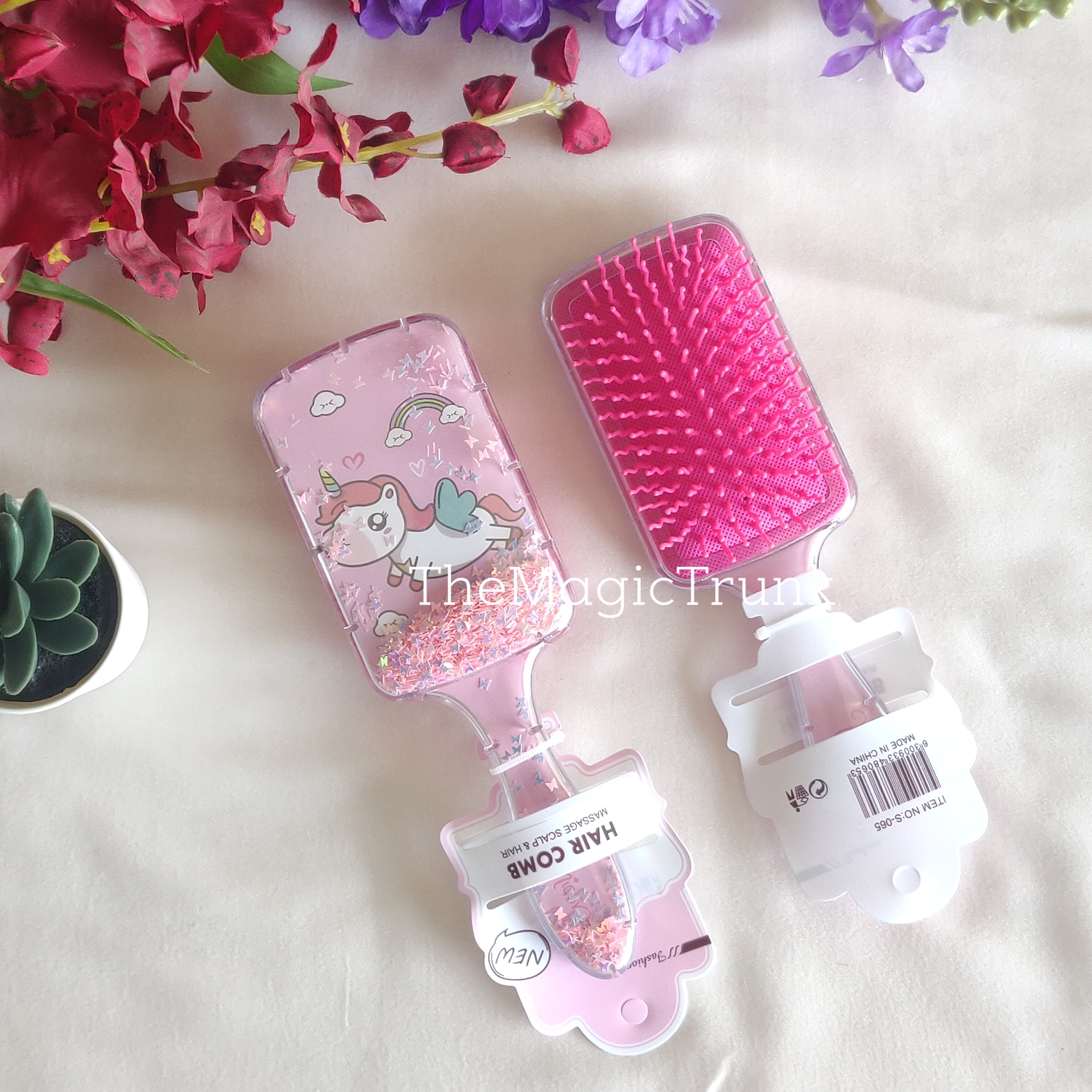 Unicorn Shimmer Hair brush